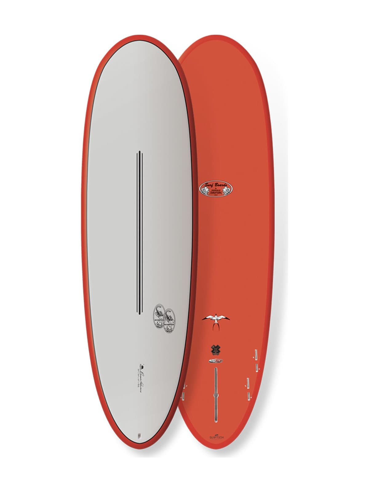 Серфборд TAKAYAMA SURFBOARDS Scorpion2 - TufLite V-Tech — Красный