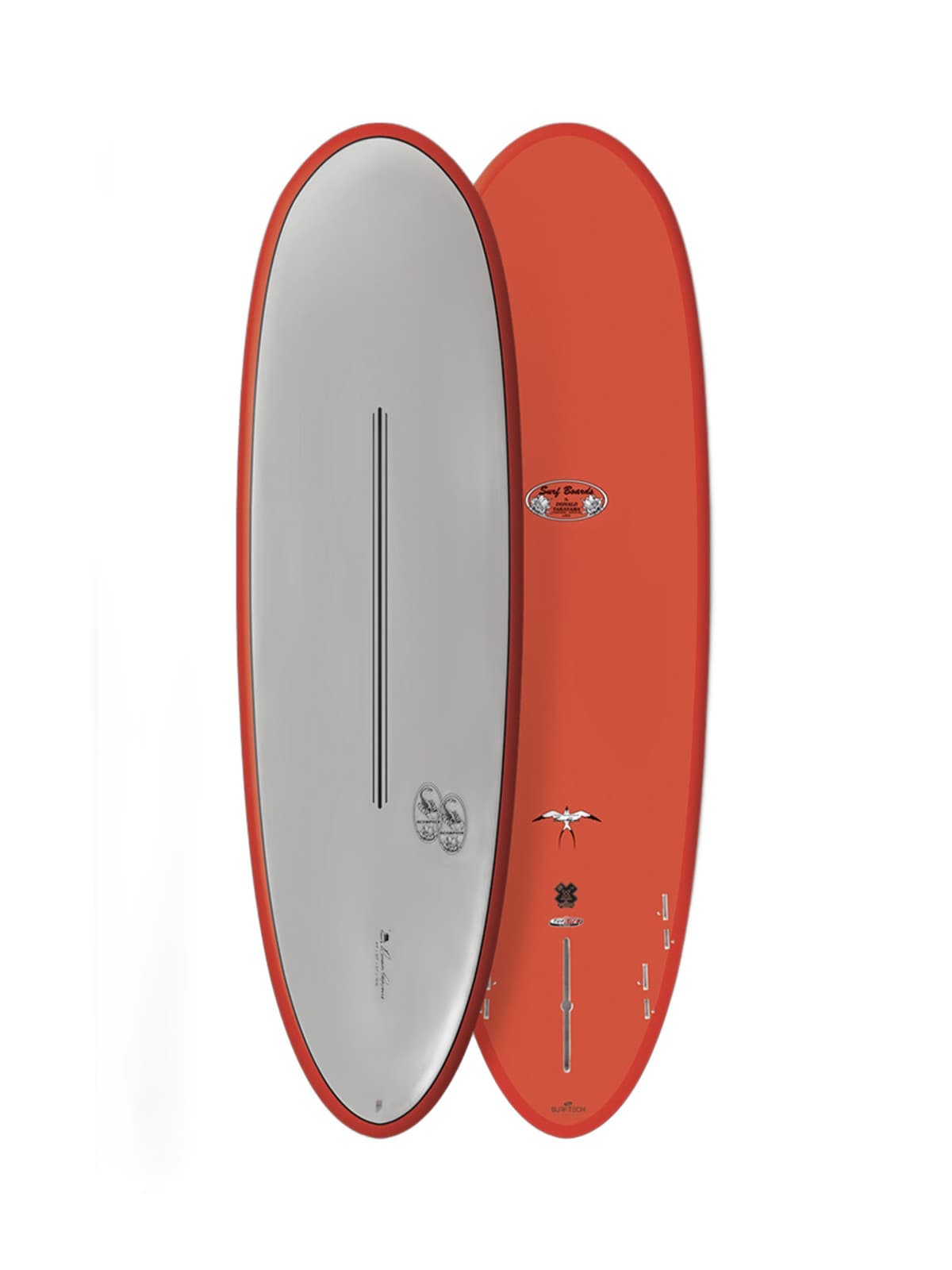 Серфборд TAKAYAMA SURFBOARDS Scorpion2 - TufLite V-Tech — Красный
