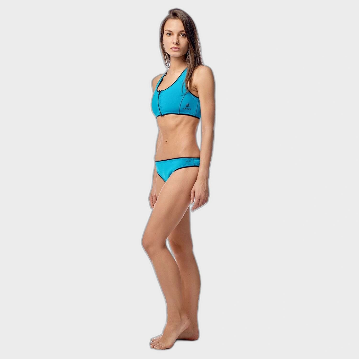 Гидротоп Женский ANKER - ISLA BIKINI TOP — Голубой