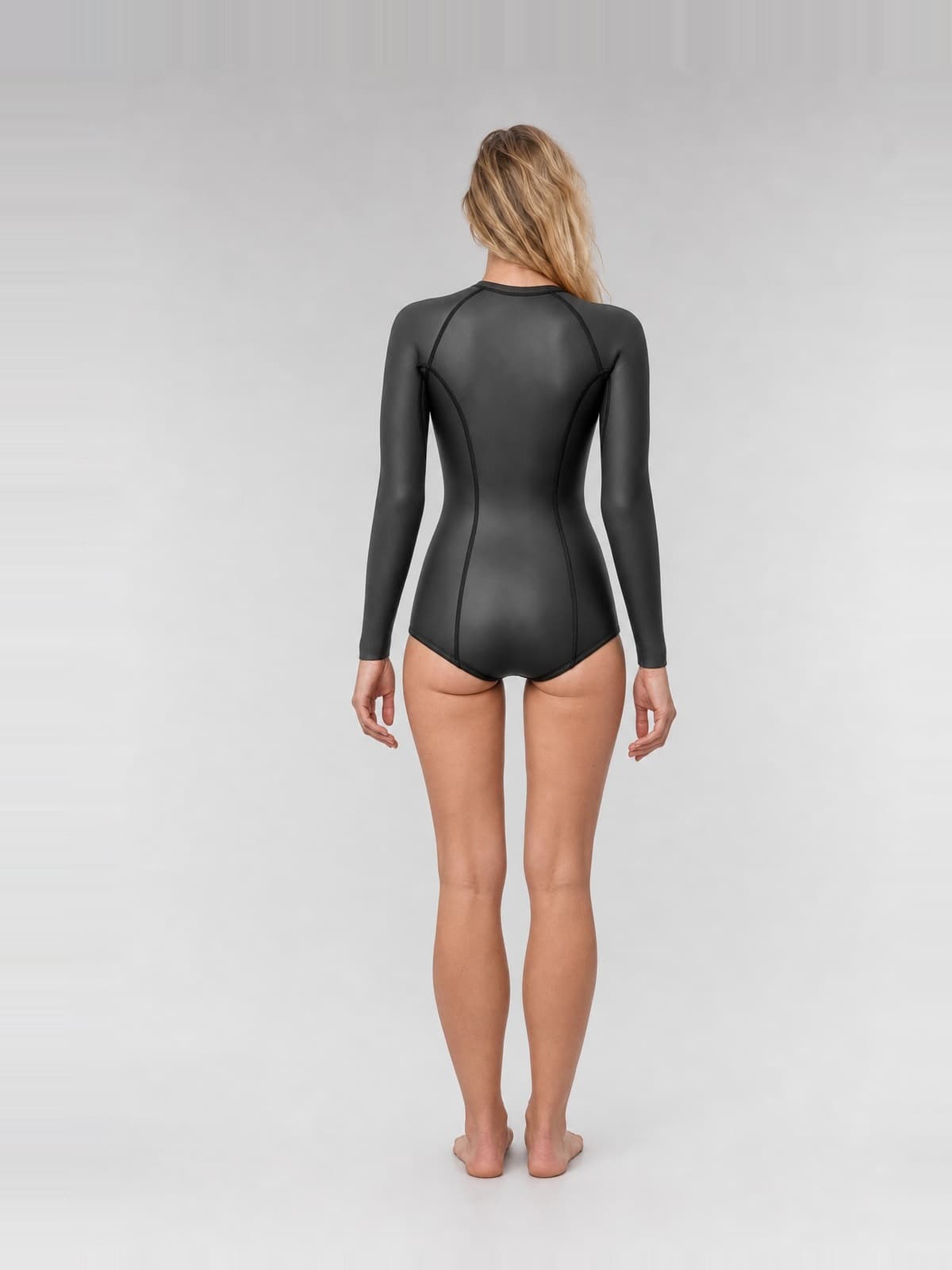 Гидрокостюм Женский ANKER - 2/2 VERA SHORTY SUIT FRONTZIP — Чёрный