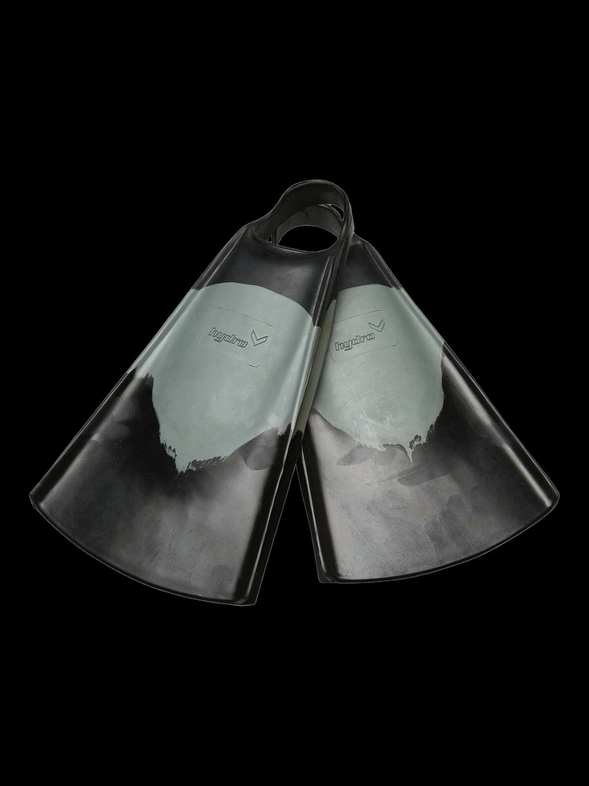 Ласты для бодиборд-серфинга HYDRO Fin — Чёрно-серый