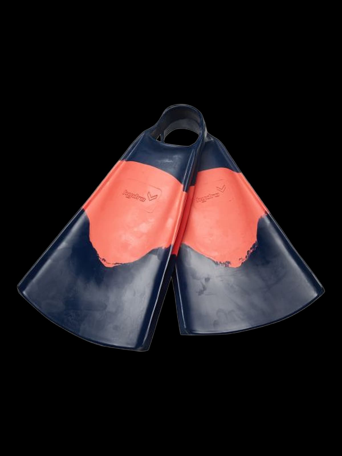 Ласты Для Бодиборд Серфинга HYDRO Fin — Сине-коралловый