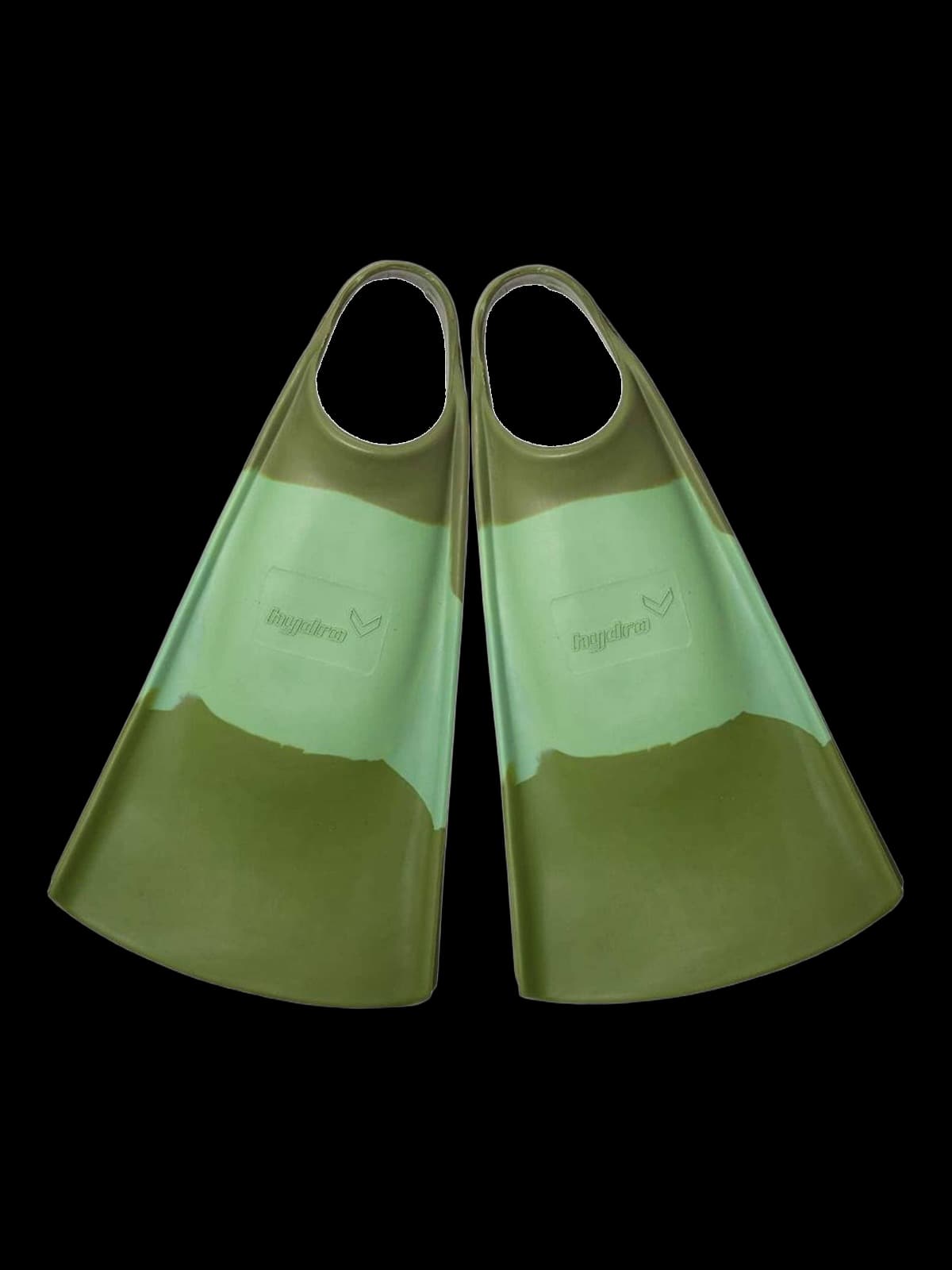 Ласты для бодиборд-серфинга HYDRO Fin — Зелёный