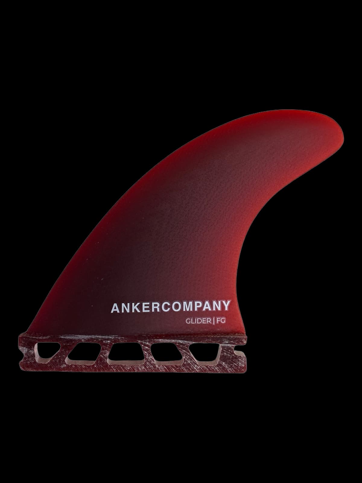 Плавники ANKER GLIDER FG THRUSTER - SINGLE TAB — Бордовый