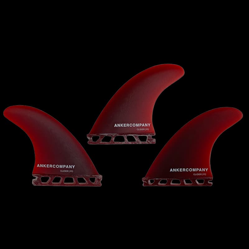 Плавники ANKER GLIDER FG THRUSTER - SINGLE TAB — Бордовый