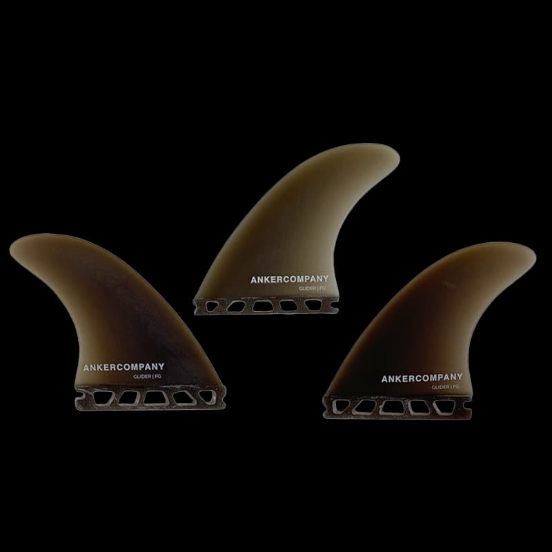 Плавники ANKER GLIDER FG THRUSTER - SINGLE TAB — Дымчато-серый